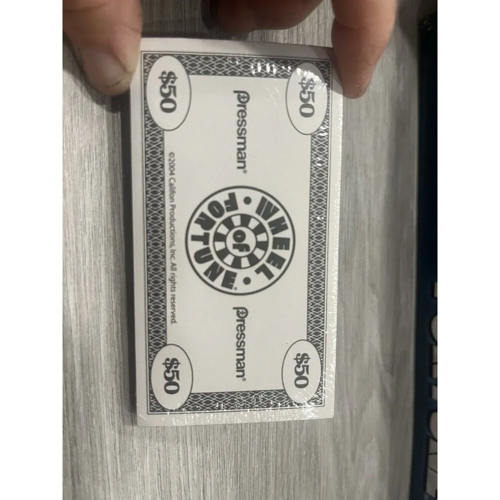 DELUXE WHEEL OF FORTUNE 25th Silver Anniversary Edition, Pressman  Bonus Puzzles